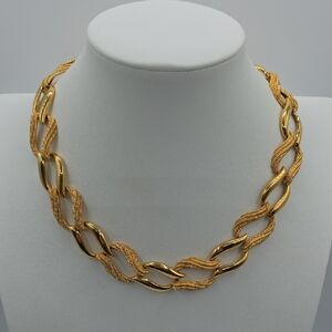 Napier Gold-Tone Interlinked Chain Necklace